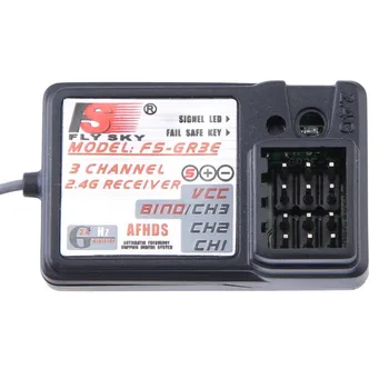 Standartinis FS-GR3E 2.4 Ghz, 3-Kanalų Imtuvas Rc Automobilių Auto Valtis Prekių Įtraukti Iš Kontrolės Apsaugoti Aukšto Efektyvumo