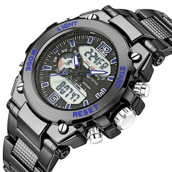 Stryve Prekės S8014/S8018 Karinės Laikrodis 12/24 Valandų Chrono Laikrodis atsparus Vandeniui Skaitmeninės Kvarco Sports Mens Watches montre homme