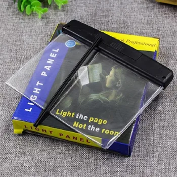 Studentų LED Knygą Šviesos Svarstymą Naktį Šviesos, Plokštieji Nešiojamų Automobiliu Skydelio Led Stalo Lempa Namų Vaikams, Vaikų Miegamasis