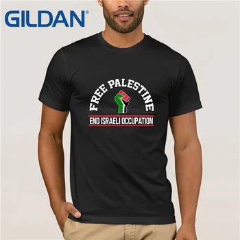 Style mens t shirtsFashion Medvilnės Marškinėliai Nemokamai Palestinoje Pabaigos Izraelio Okupacijos Dt Suaugusiųjų Marškinėliai Tee