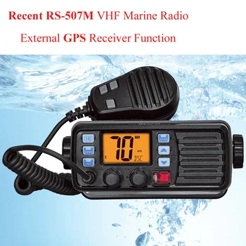 Su GPS Neseniai RS-507M VHF Mobiliojo Jūrų Radijo Plūdės D Klasės Weather Channel Įspėjimo 25W Walkie talkie