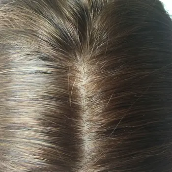 Sunnymay Šilko Pagrindo Visiškai Nėrinių Žmogaus Plaukų Perukai Su Kūdikio Plaukų #4 Spalvų Tiesiai Žmogaus Plaukų Perukai Glueless Brazilijos Mergelių Plaukų