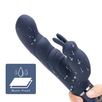 Super Galingas Triušis G Spot Vibratorius, skirtas Moterims, 9 Greičiai Klitorio Stimuliacija Dildo Penis Vibratorius, Sekso Žaislai, Poroms Suaugusieji