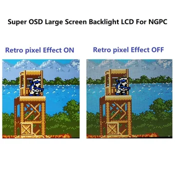 Super OSD Versija, Didelis Ekranas, LCD NGPC Backlight LCD NEOGEO Kišenėje Spalva Žaidimų Konsolės