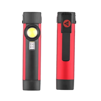 T20 LED Žibintuvėlis COB+XPE Darbinis Šviesos Nešiojamų Darbo Trch UV Žibintuvėlis 4 Režimai su Magnetu Build-In Baterijos Lanterna