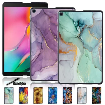 Tablet Case for Samsung Galaxy Tab 10.1(T580/510)/A 9.7 T550/10,5 T590/S5e(T720/725)/E 9.6(T560/561) - Akvarelės Atveju Atgal