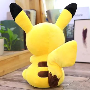 Takara Tomy Pokemon Pikachu Sėdint Pliušinis Žaislas Kawaii Anime Lėlės Puikus Įdaryti Dovanos Mergina Veiklos Metu