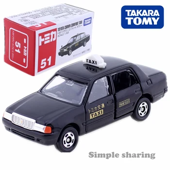 Takara Tomy Tomica Nr. 051 Toyota Crown Comfort Taksi 1/63 Dome Kortelės Modeliavimas Lydinio Automobilio Modelio Vaikų Žaislų Kolekcija Naujas