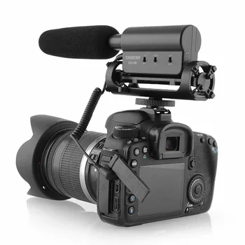 Takstar strateginių prekių komisija-598 Fotografijos kondensatoriaus VAIZDO 3.5 Mic Gyventi Vlogging Video studio mic Įrašyti Nikon Canon DSLR mikrofonas