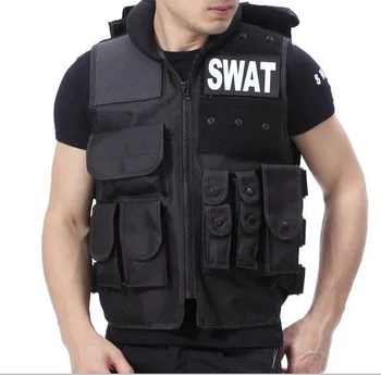 Taktinis Medžioklės Vest Combat Assault Plokštė Vežėjas bulletproof modelis Molle Taktinis Juoda liemenė cs vest swat apsaugos įranga
