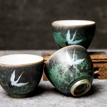TANGPIN keramikos patys puodeliai rankų darbo gervės kung fu taurės drinkware 100ml