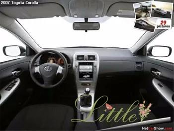 Tesla stiliaus 10.4 colių Jutiklinis Ekranas Nr. Automobilių DVD Grotuvas GPS Navigacija Toyota Corolla 2007-2013 m. stereo vienetas Satnav daugiaformačių