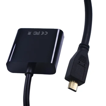 TISHRIC Micro HDMI Į VGA Adapteris, Laidas HDMI Skaitmeninio Į Analoginį Garso Keitiklis Vyrų ir Moterų 