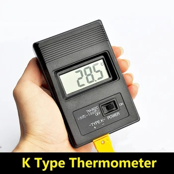 TM-902C Termopora Zondas -50℃ iki 1300℃ Temperatūros Matuoklis Skaitmeninis Termometras, Jutiklis, Detektorius, Testeris