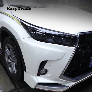Toyota Highlander. 2019 M. 2020 M. 2017 m. 2018 m. Skaidri Juoda Plėvele Automobilių Stiliaus priekinis žibintas Apsauginė Plėvelė Anti-scratch Lipdukas