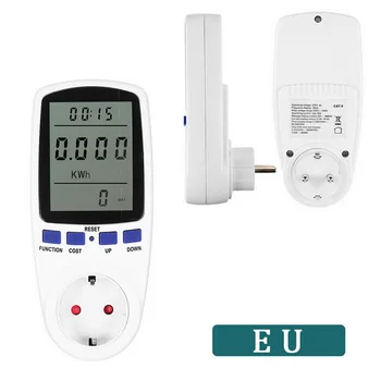 TS-836 JK/ES/AS Prijunkite Elektros energijos Naudojimo Monitorius Galios Matuoklis Plug Namų Energijos Vatų Volt Amperų Vartojimo Analizatorius