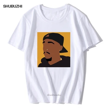 Tupac Shakur 2Pac Marškinėliai Hip-Hop Spausdinti Marškinėliai trumpomis Rankovėmis Basic Tee Punk Marškinėliai Paplūdimys Juokinga Streetwear Tee Marškinėliai