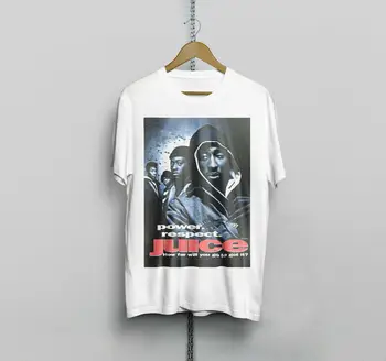 Tupac Sulčių Hommage Marškinėliai 90-ŲJŲ Hip-Hop 2Pac Kino Marškinėliai Alte Schule Ritmais