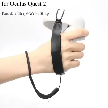 Tvarkyti Riešo Dirželis Oculus Quest 2 VR Valdikliu VR Rankena Rankena Stabdžių Kritimo Ilgalaikio Diržo, neslidžia Dirželis Reguliuojamas Priedai