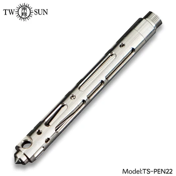 TWOSUN Micro Mini TC4 Titano Lydinio Taktinis rašiklis PenSelf Gynybos Pen Rašyti Pen Lock Ring Rašiklis Kišenėje Pen EDC TS-PEN22