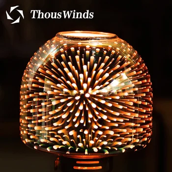 Tūkst. litų Vėjai Lumiere žibintų Lauko kempingas dujų lempos 3D stiklo atspalvį dujų lempos atspalvis žibinto pavėsyje