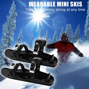 Unisex Žiemos Pačiūžas, Slidinėjimo Batus, Nustatyti Lengva Saugos Pratybų Skiboard Mini Snowblades Lauko Sporto Reikmenys