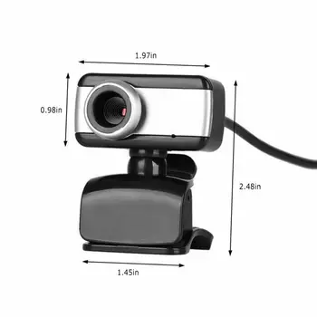 USB 2.0 HD Kamera Kamera Kamera, Aukštos raiškos Kamera, Web Kamera Su Mikrofonu Kompiuterių KOMPIUTERIO, Nešiojamojo kompiuterio Darbalaukio Dropshipping