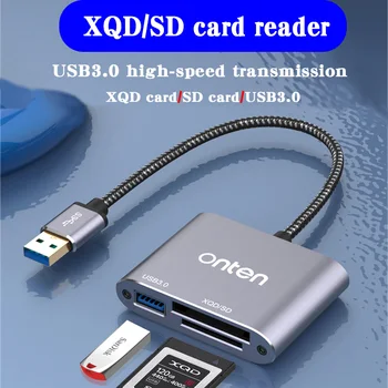 USB 3.0 Kortelių Skaitytuvas XQD/SD kortelių skaitytuvas daugiafunkcinis 3 1. įjunk ir dirbk 