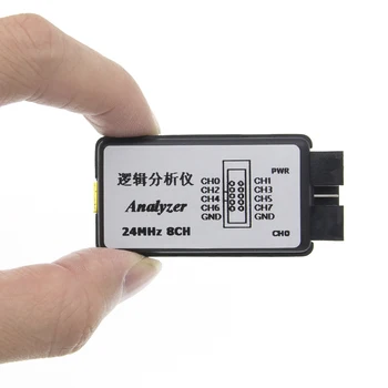 USB Logika AMT 24MHz 8 Kanalo 24M/sekundžių Logic Analyzer Derintuvas už RANKOS FPGA Logic Analyzer Logika 24M 8CH