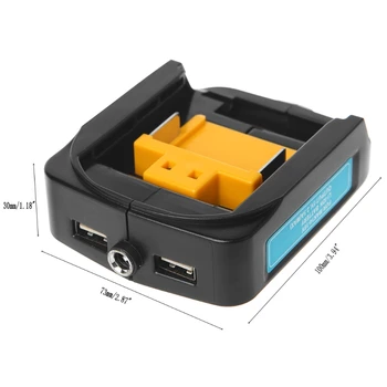 USB Maitinimo Įkrovimo Adapteris Keitiklis MAKITA ADP05 14-18V Li-ion Baterijos
