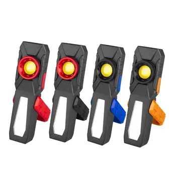 USB rechargeble Magnetinio Žibintuvėlis su pakabinimo Kablys automobilių tikrinimo Super Ryškus Nešiojamas Led Darbo Lemputė su 3 magnetai