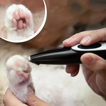 USB Įkrovimo naminių Gyvūnėlių priežiūros Priemonė, Šunų Kačių Plaukų Žoliapjovės Elektros Augintiniai 