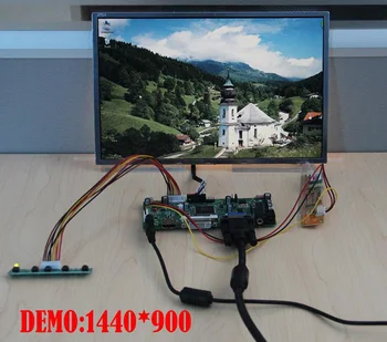 Už HSD100IFW1 10.1 colių 1024*600 VGA LED Valdiklis valdybos Audio HDMI, DVI M. NT68676 LCD LVDS rinkinys skydelis ekranas ekranas 10.1 colių