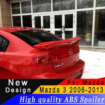 Už Mazda 3 atramos spoileris aukštos kokybės ABS pradmenų arba bet kokios spalvos lenktynių spoileris už Mazda 3. (2006 m. 2013 m. galinio sparno spoileris
