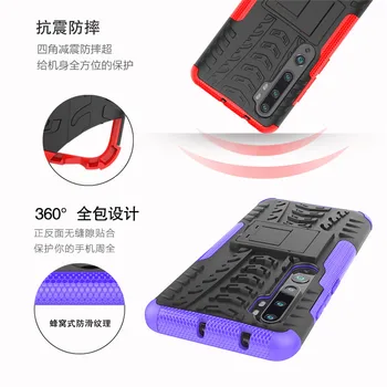 Už Xiaomi Mi CC9 9T Pro Mi A3 9 Lite CC9E Patikima Padengti Atveju Redmi 8A Pastaba 8 10 Pro atsparus smūgiams Sunku Silikono Šarvai Stovėti Coque