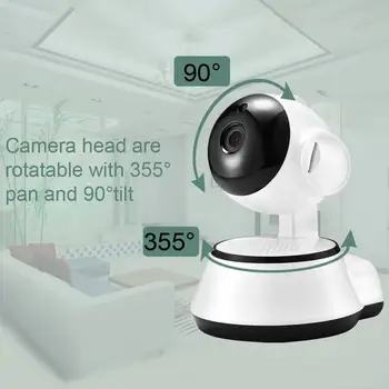 V380 Protingas WiFi Stebėjimo Kamera, Dviejų krypčių Garso Bitų Srauto Pritaikymo 720P Infraraudonųjų spindulių Naktinio Matymo IP Kameros
