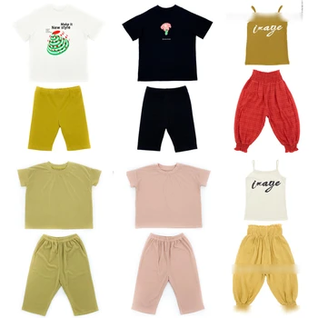 Vaikai T Shirts 2020 MF Nauja Vasaros Berniukų, Mergaičių Spausdinti trumpomis Rankovėmis T Marškinėliai Baby Vaikų vatos Pagaliukai Tees Drabužius Homewear
