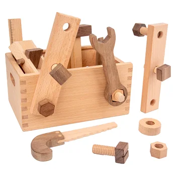 Vaikams Žaislai Montessori Mediniai Žaislai, Multifunkcinis Įrankis Nustatyti Apsimesti Žaisti Žaislai Ikimokyklinio Amžiaus Kūdikių Ankstyvojo Švietimo Žaislai Vaikams