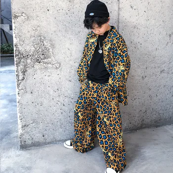 Vaikas, Kietas, Hip-Hop Drabužių Leopard 