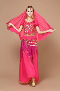 Vaiko bollywood šokiai, kostiumai, sijonai, suaugusiųjų, vaikų, moterų plius dydis drabužių suknelė jupe dėvėti indijos šokių šokėjai sari kostiumas