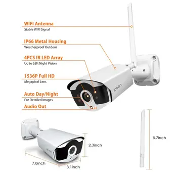 VAIZDO stebėjimo Sistemos, Wireless Stebėjimo Sistemos Komplektas, 3MP Namų Saugumo kamerų Sistema, Lauko WIFI Kameros Nustatyti Vaizdo ir Garso Įrašymo