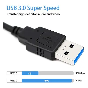 Vaizdo įrašymo Korteles, USB 3.0 HDMI Video Grabber Diktofonas Lauke 1080P 4K Įrašyti Įsigyti DSLR Kamera Veiksmo Kameros