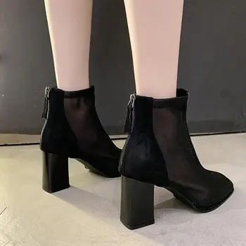 Vasaros 2020 naujas mados laukinių akių sandalai aukštos obcasie sandalai moterims, storas kulnas kvėpuojantis akių sandalai Z976