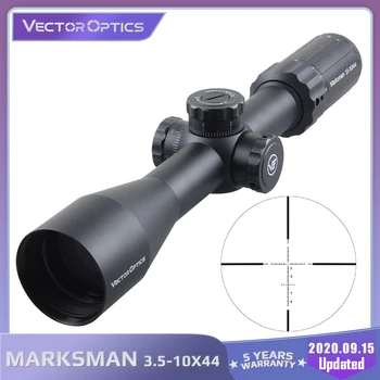 Vektoriaus Snaiperio Optika 3.5-10x44 Medžioklės Riflescope Taktinis Šautuvas taikymo Sritis Dėmesio 10yds 1/10 MIL Tinka Striukės & tikrus ginklus .308win
