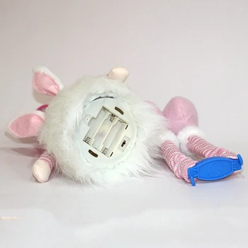 Velykų Nuolatinis Katytė Gnome su LED Šviesos Rankų darbo švedų Tomte Triušis Pliušiniai Žaislai Lėlės Velykų Stalo Puošmena