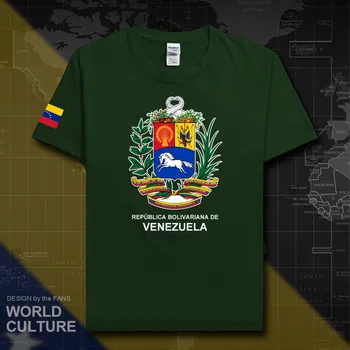 Venesuela Venesuelos mens t marškinėliai, megztiniai tautos komanda viršūnes marškinėlius medvilnės marškinėliai trumpomis Rankovėmis tees šalių vėliavomis VEN VE 20