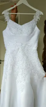 Vestido De Noiva Nemokamas Pristatymas Naujos Konstrukcijos Casamento Linijos, Bžūp Rankovėmis Chalatas De Mariage Ilgai Nėrinių Vestuvių Suknelės 2021