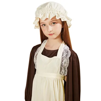 Viduramžių Ir Renesanso Viktorijos Tarnaitė Mergaičių Dress Helovinas Šalis Vaikams Ilgomis Rankovėmis Cosplay Drabužius Išgalvotas Suknelė
