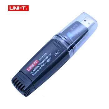 VIENETO UT330A/B/C Skaitmeninis temperatūros, oro drėgmės USB duomenų kaupiklis 60000 Temp Diktofonas Logger Temperatūra Diktofonas -40~80C(-40~176F)