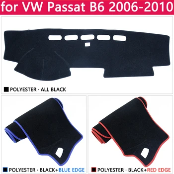 Volkswagen VW Passat B6 2006-2010 m. 3C neslystantis prietaisų Skydelio Kilimėlis Padengti Trinkelėmis skėtį nuo saulės Dashmat Kilimų Priedai 2007 m. 2008 m. 2009 m.